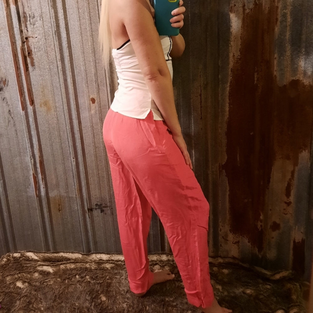 VINTAGE 60's Silk High Waisted Pleated Pants - Picture 5 of 15